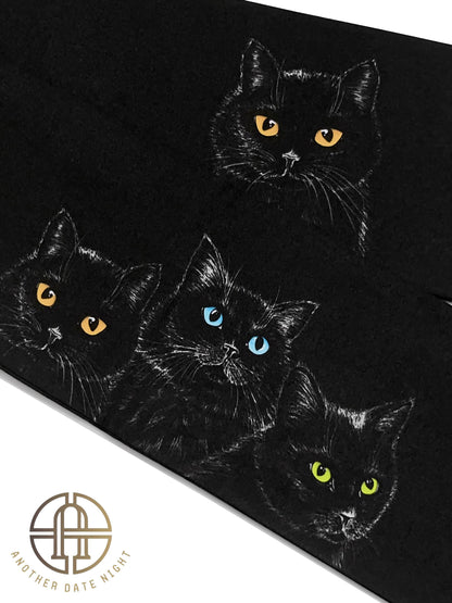 Cat World Triumvirate Easy Wear Nagoya Obi: Pre-tied Taiko Knot