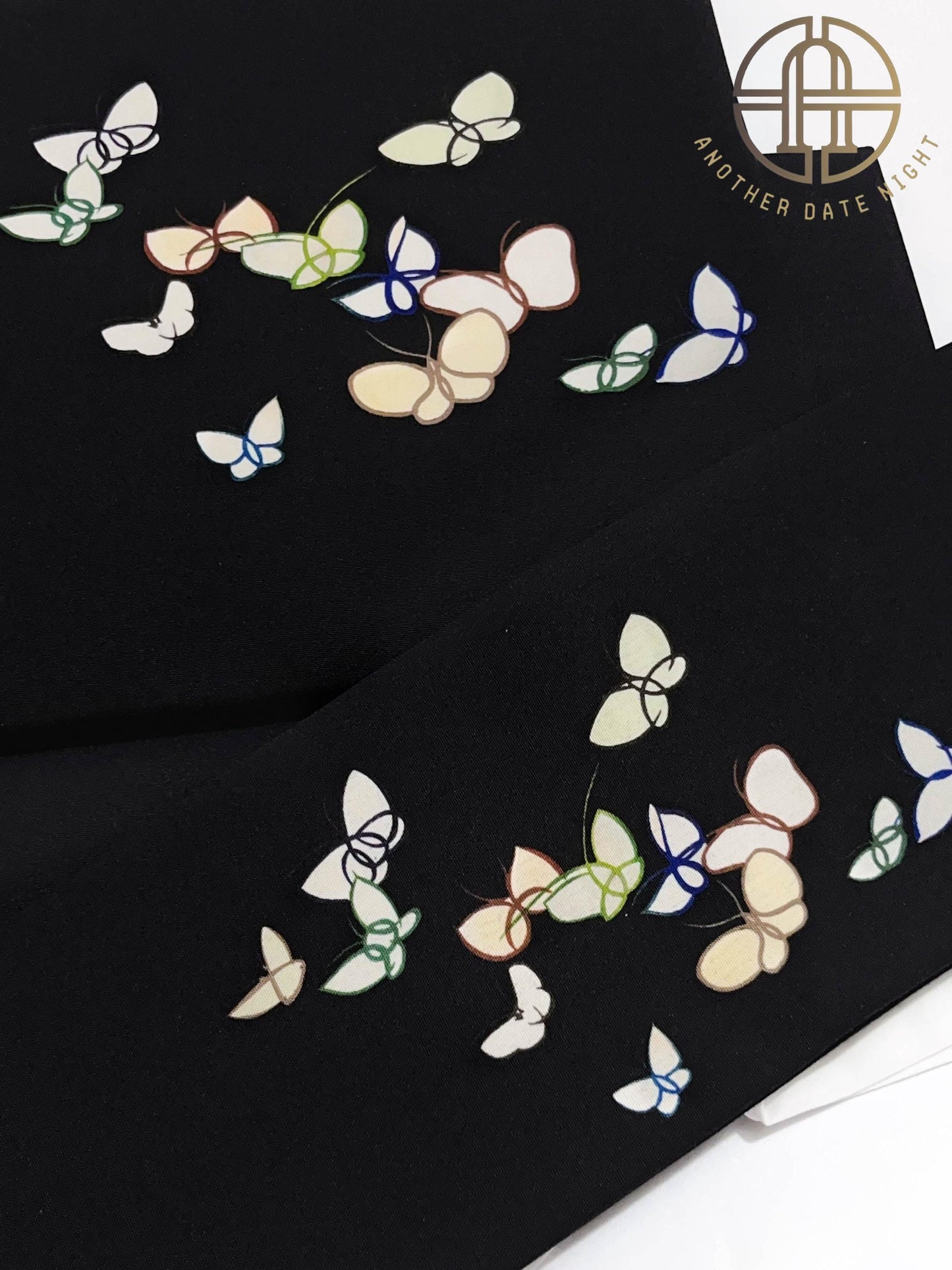 Butterfly Easy-Wear Nagoya Obi:  Pre-Tied, Effortless, Ideal for Tea Ceremony  Understated, Elegant Look