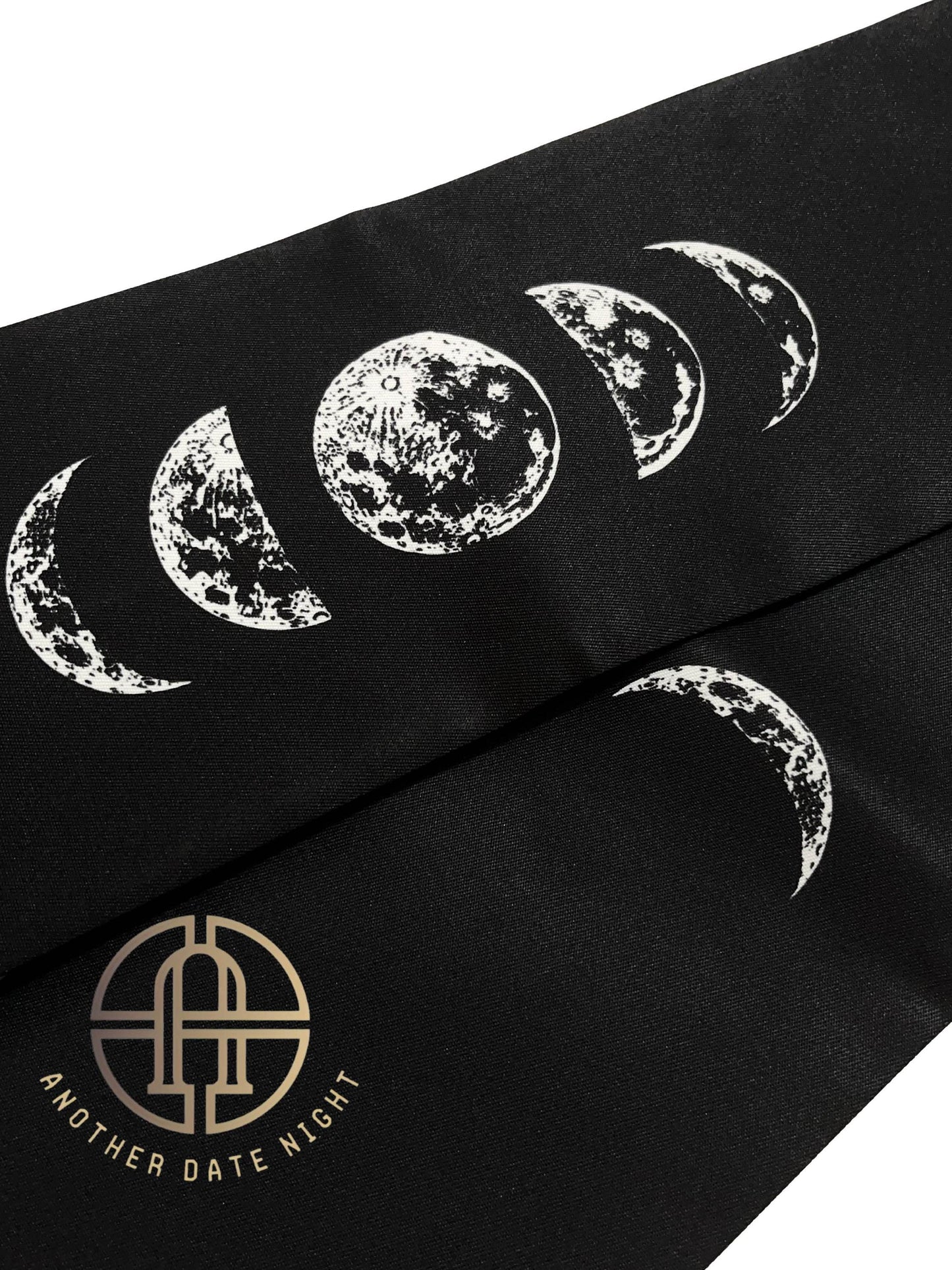 Moon Phase Pre-Tied Nagoya Obi: Easy Wear Taiko Knot, Polyester Double Sided Sash