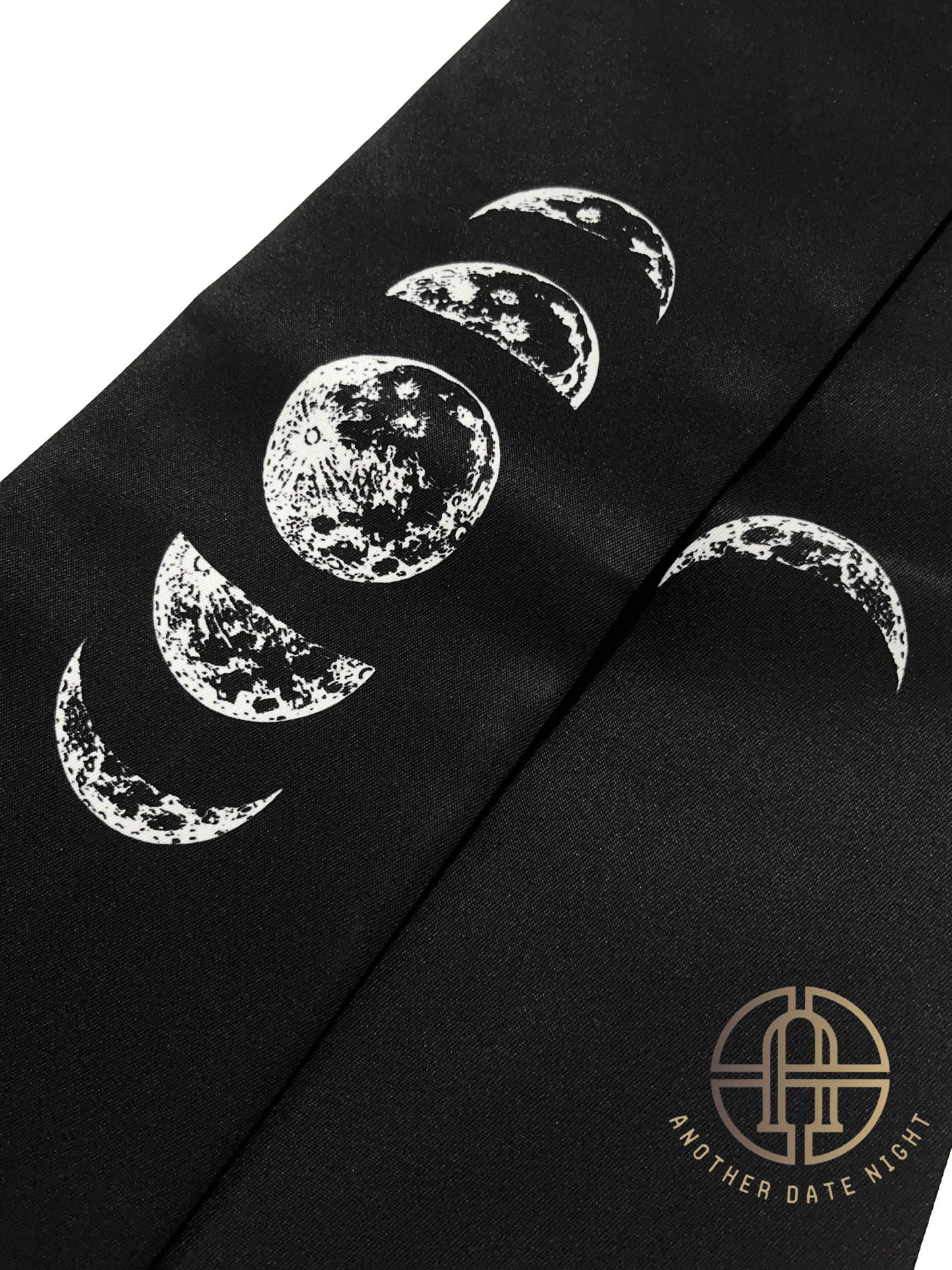 Moon Phase Pre-Tied Nagoya Obi: Easy Wear Taiko Knot, Polyester Double Sided Sash