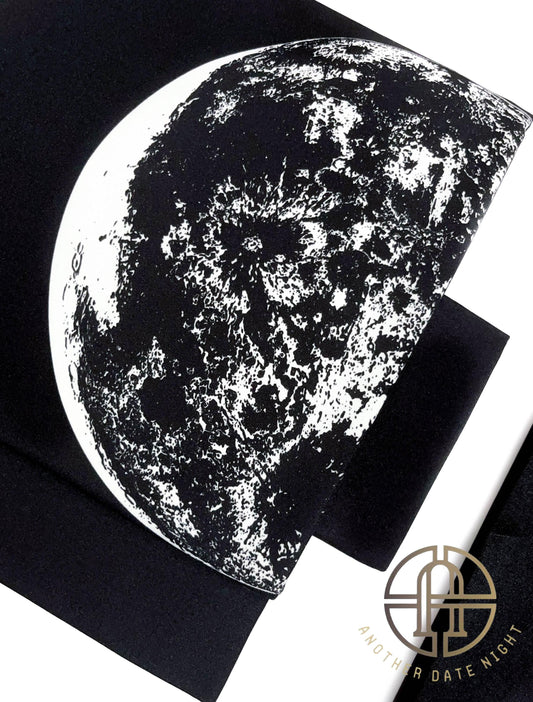 Moon Phase Pre-Tied Nagoya Obi: Easy Wear Taiko Knot, Polyester Double Sided Sash