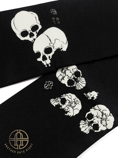 5-Mins Wear Pre-Tied Obi, Edo Period Itō Jakuchū Print, Double Sided Sash