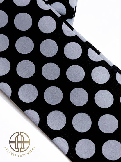 Beginner Friendly Pre-Tied Kimono Belt, Easy Wear Obi, Polka Dot Ginza Knot