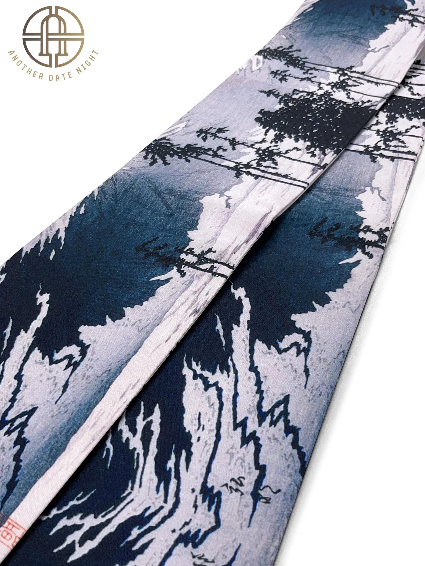 Mount Fuji Pre-Tied Obi, Easy Wear Kimono Belt, Two-Side Sash