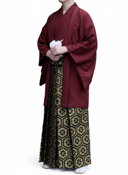 Premium Men’s Traditional Japanese Kimono & Hakama 9PCS/ 11PCS Set