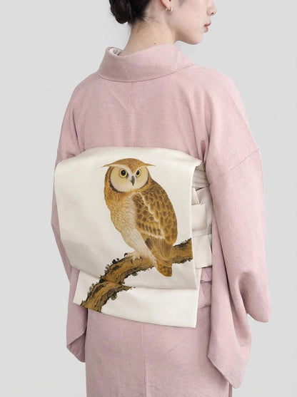 Iromuji Kimono Set: Washable Polyester, Tea Ceremony Wear with Pre-Tied Obi