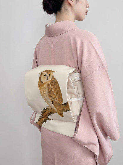 Iromuji Kimono Set: Washable Polyester, Tea Ceremony Wear with Pre-Tied Obi