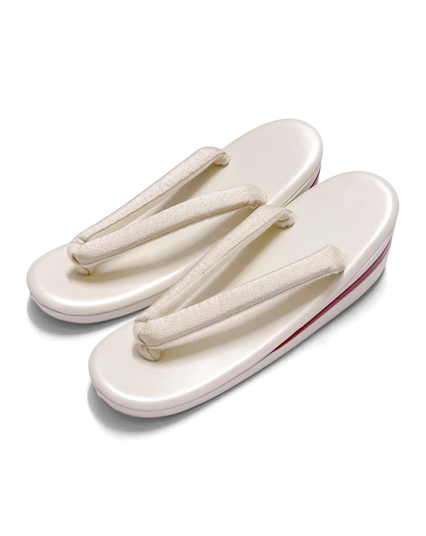Brand New Ivory Zori Sandals for Kimono | Traditional Japanese Footwear (EU36-41) (24/25cm)