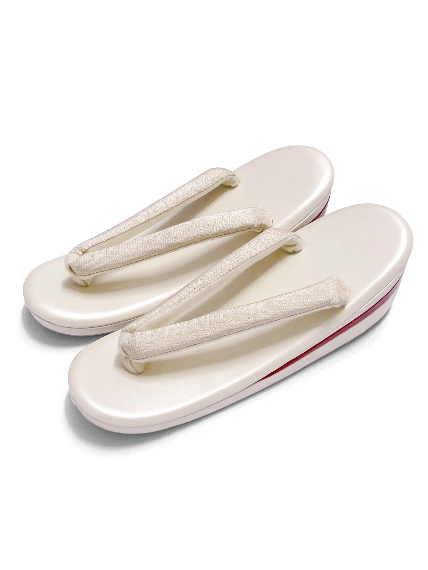 Brand New Ivory Zori Sandals for Kimono | Traditional Japanese Footwear (EU36-41) (24/25cm)