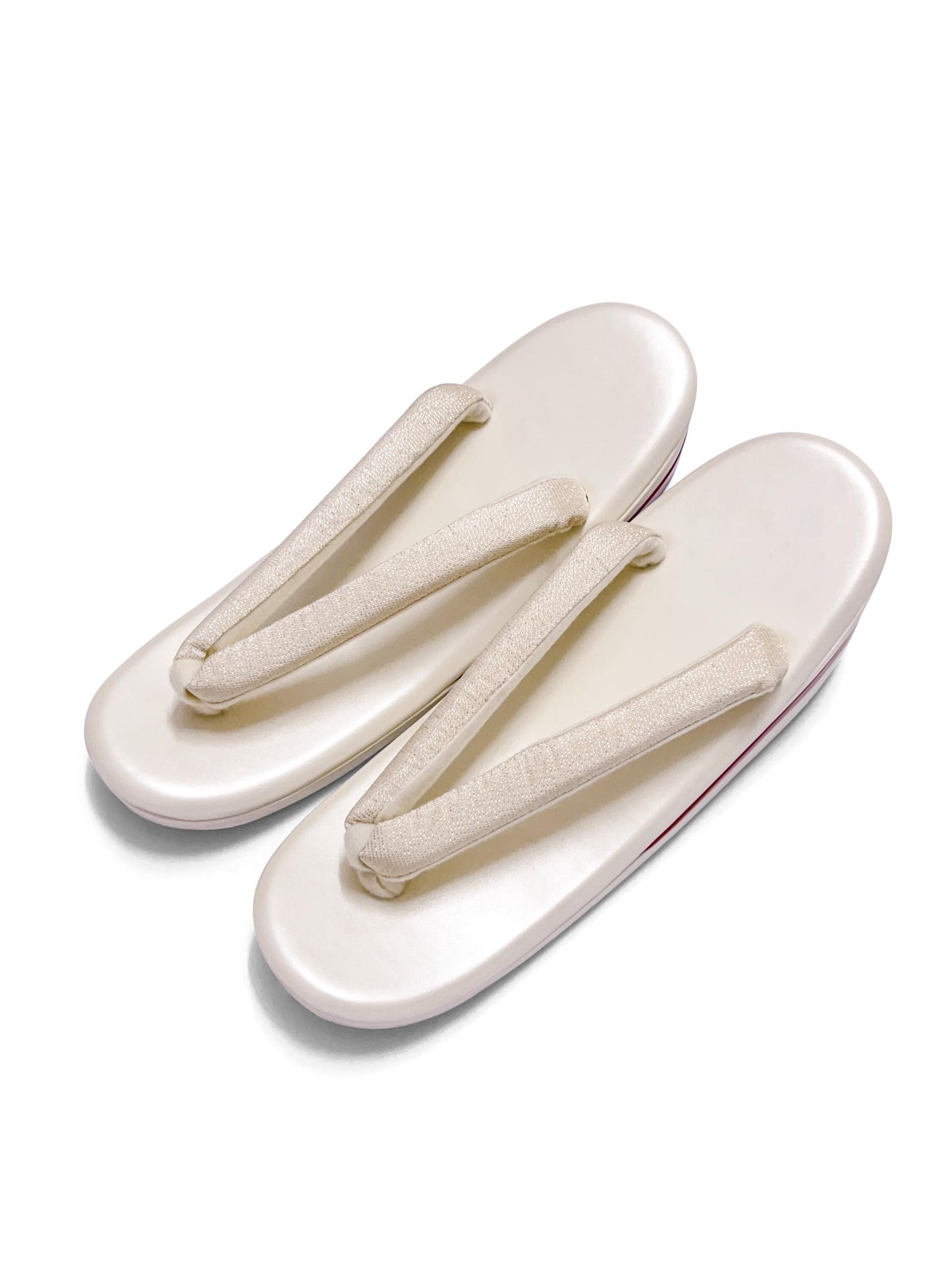 Brand New Ivory Zori Sandals for Kimono | Traditional Japanese Footwear (EU36-41) (24/25cm)