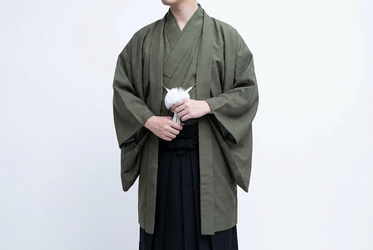 Premium Men’s Traditional Japanese Kimono & Hakama 9PCS/ 11PCS Set