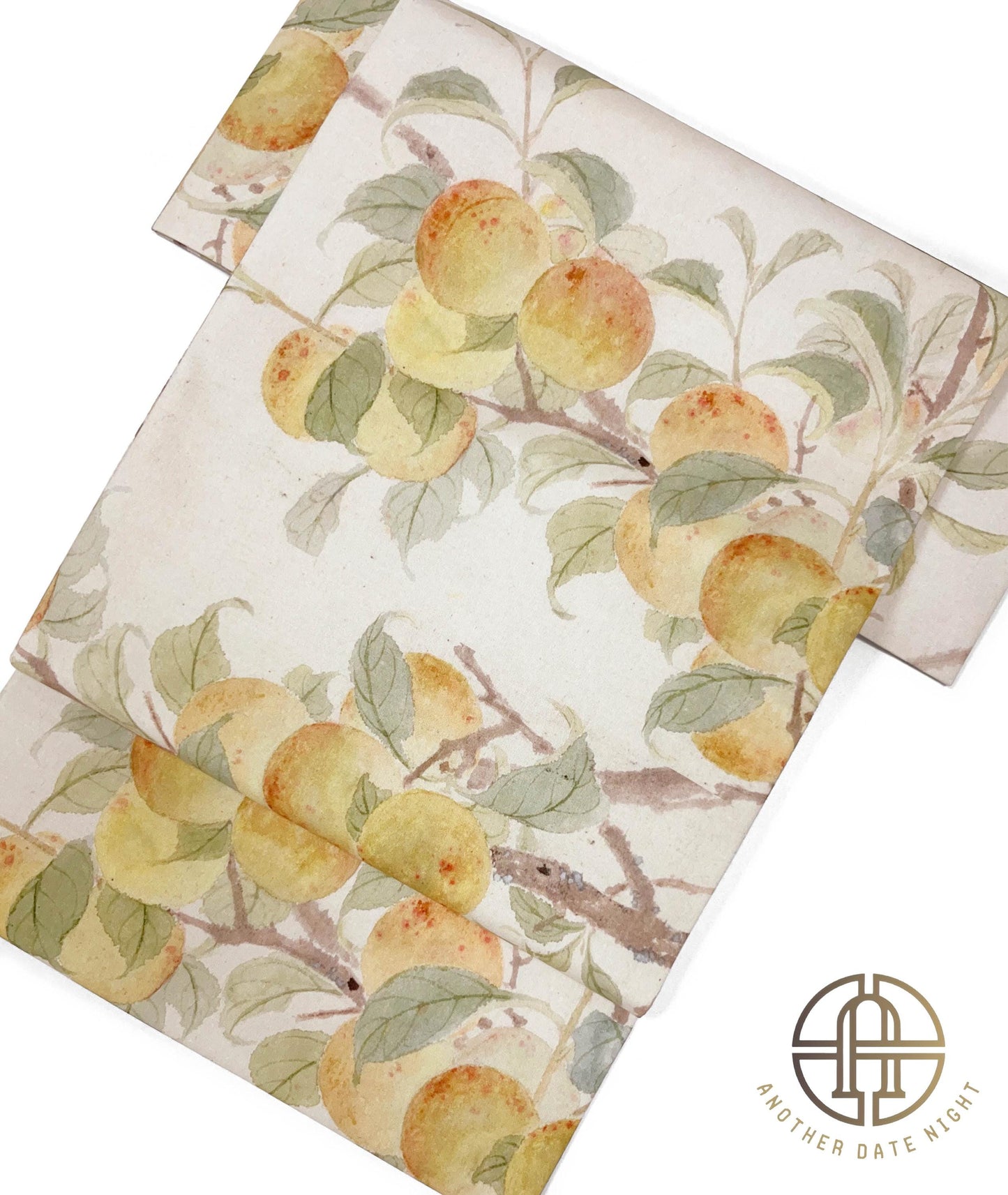 Beginner Friendly Obi Belt, Easy Wear Kimono Sash, 'Early Ripe Green Plums'