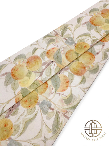 Beginner Friendly Obi Belt, Easy Wear Kimono Sash, 'Early Ripe Green Plums'