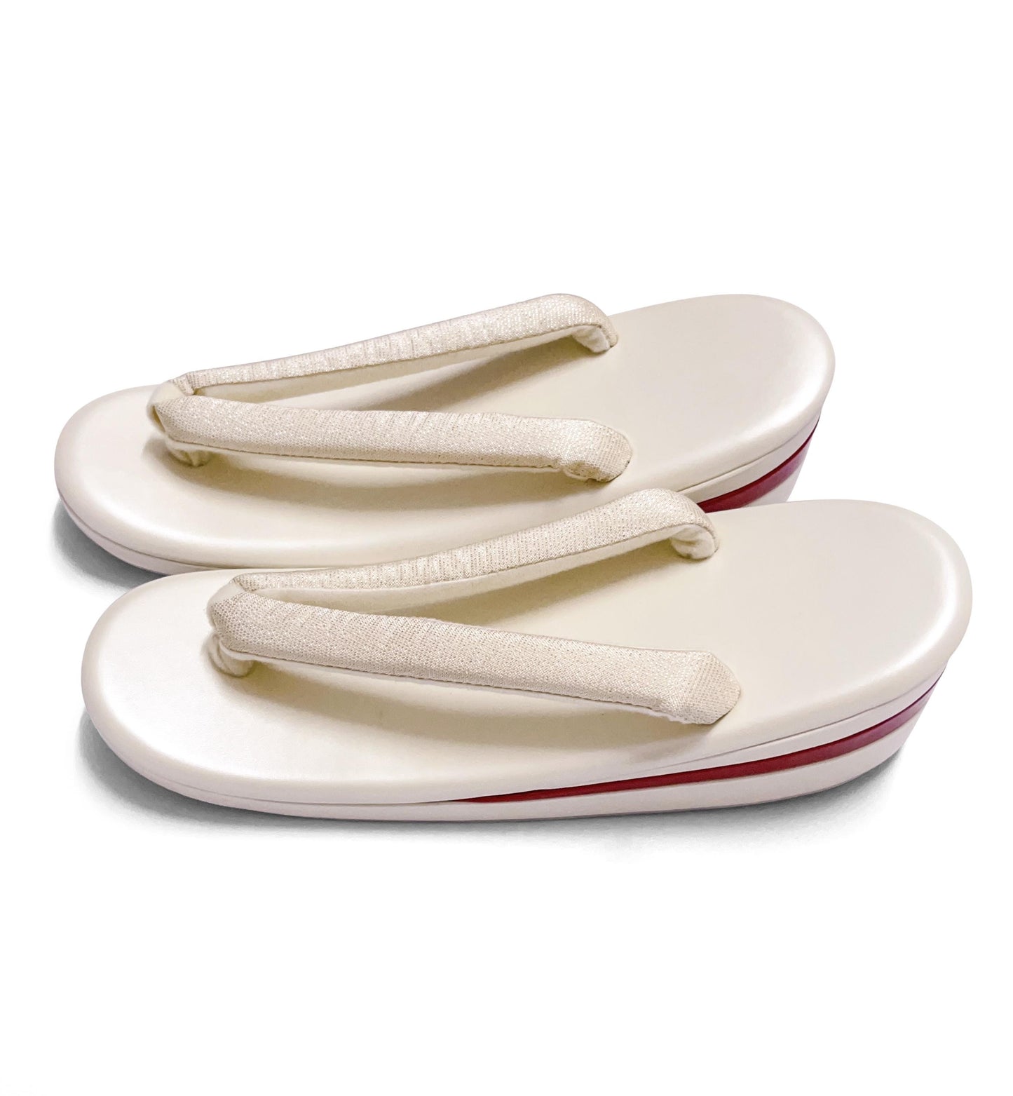 Brand New Ivory Zori Sandals for Kimono | Traditional Japanese Footwear (EU36-41) (24/25cm)
