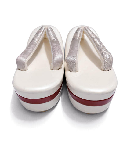 Brand New Ivory Zori Sandals for Kimono | Traditional Japanese Footwear (EU36-41) (24/25cm)