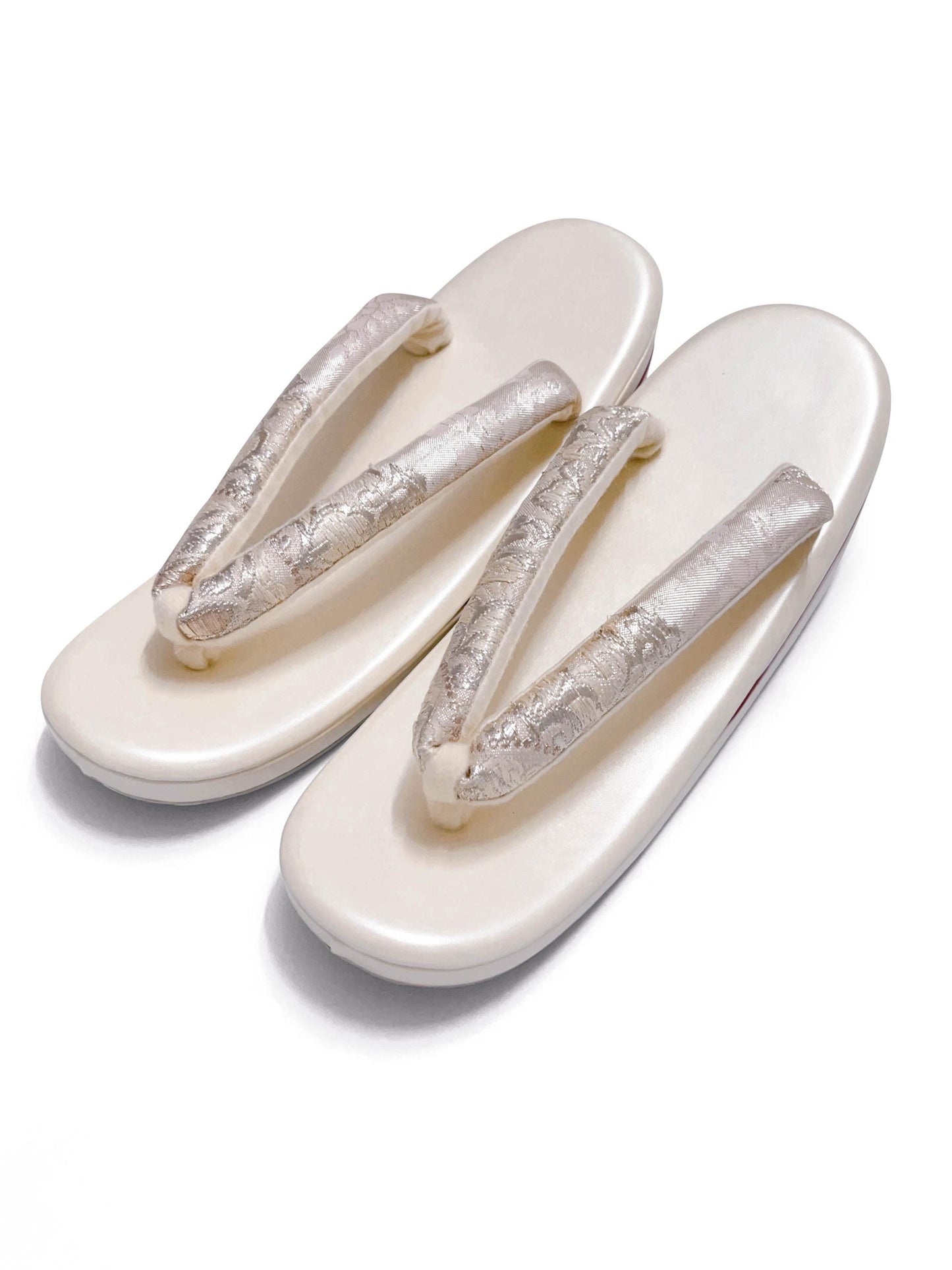 Brand New Ivory Zori Sandals for Kimono | Traditional Japanese Footwear (EU36-41) (24/25cm)