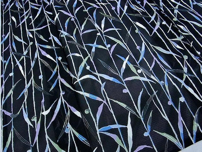 Vintage Komon Kimono with Floral Pattern, Ro Summer Kimono, Washable, Rank A+, B12