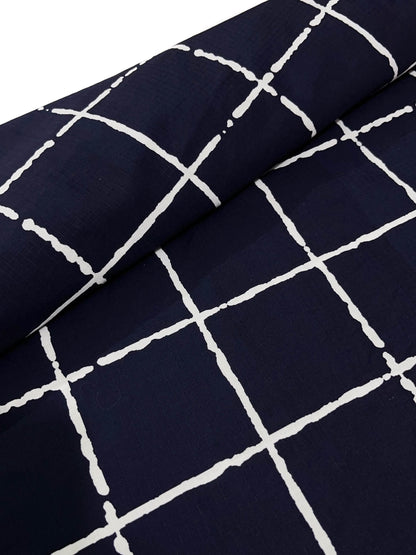 Mens' Navy Cotton Yukata 3PCS/5PCS Set, Custom Fit Available