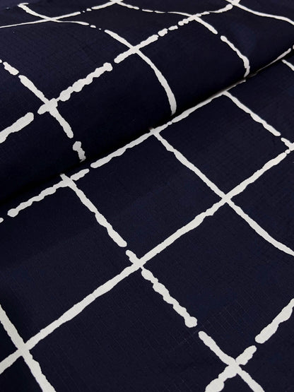 Mens' Navy Cotton Yukata 3PCS/5PCS Set, Custom Fit Available