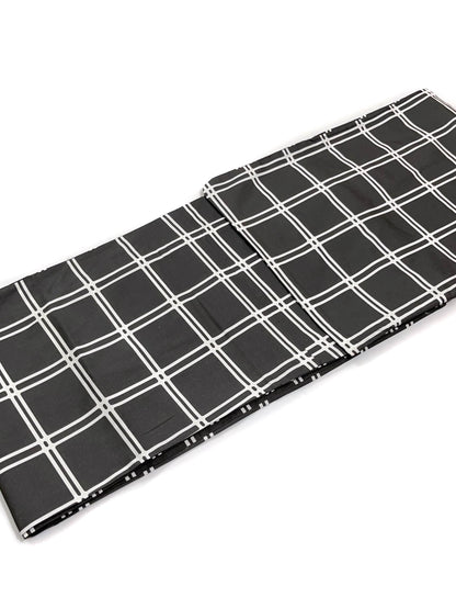 Mens' Grey Cotton Yukata 3PCS/5PCS Set, Custom Fit Available