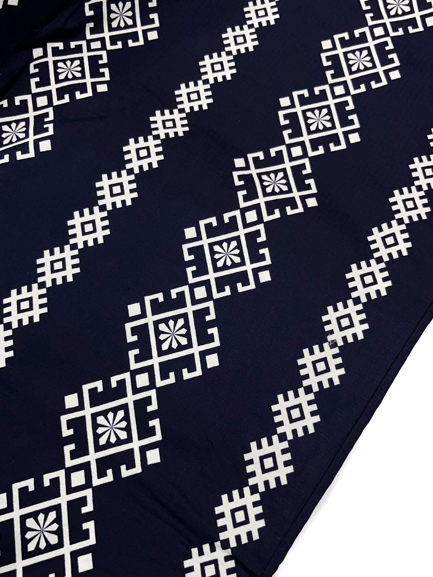 Men's Black Striped Cotton Yukata,  3PCS/5PCS Set, Custom Fit Available