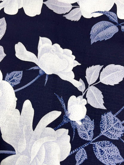 Floral Cotton Yukata Set, Obi Belt, Obijime & Sandals, Custom Fit Available