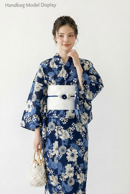 White Pre-Tied Obi 3PCS Gift Set, Easy Wear Obi Belt