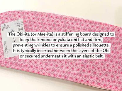 Pink Pre-Tied Obi 3PCS Gift Set, Easy Wear Obi Belt