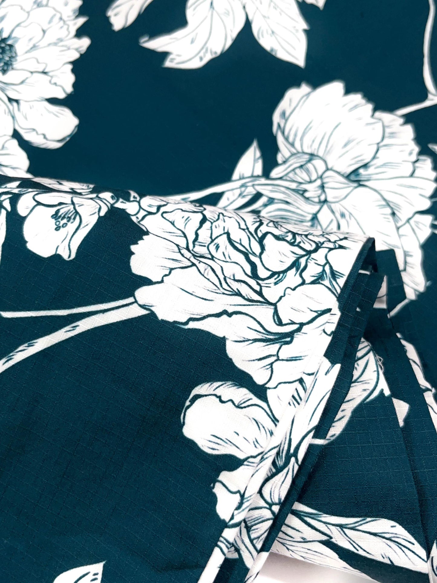 Green Floral Japanese Cotton Yukata Set, Obi Belt & Geta Sandals, Custom Fit Available