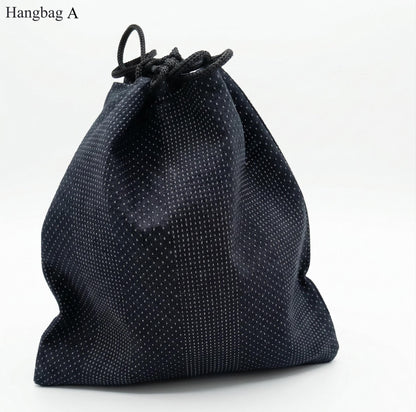 Japanese Black Setta Sandals, Haori Himo, Shingen bag: Men's Smart Casual Kimono/Summer Yukata Accessory Gift Set