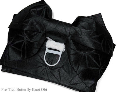 Cat Pattern Cotton Yukata Set, Obi Belt, Obijime & Sandals, Custom Fit Available