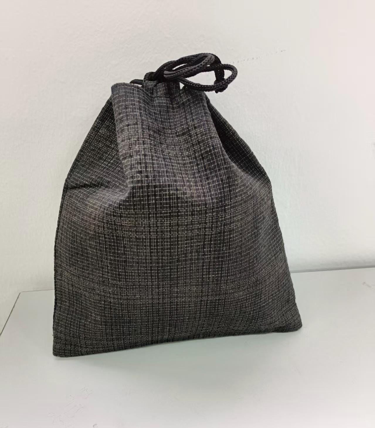 Self Tie Kaku Obi, Shingen Bag, Koshi Himo: Men's Japanese Kimono/Yukata Essential 3PCS Curated Gift Set