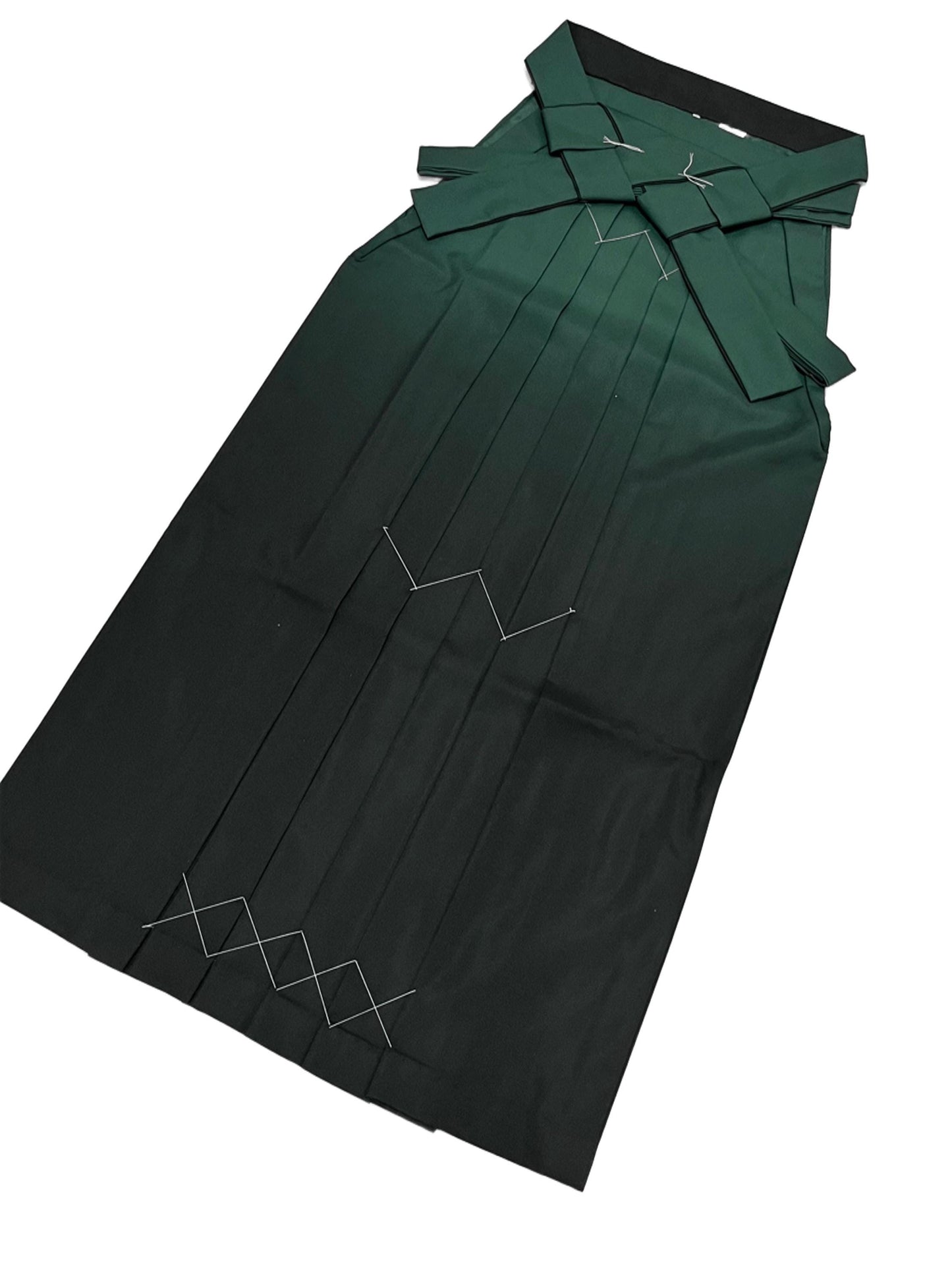 Hakama 3PCS Gift Set, Navy Blue Traditional Hakama Skirt, Koshi Himo, Floral Hair Accessory