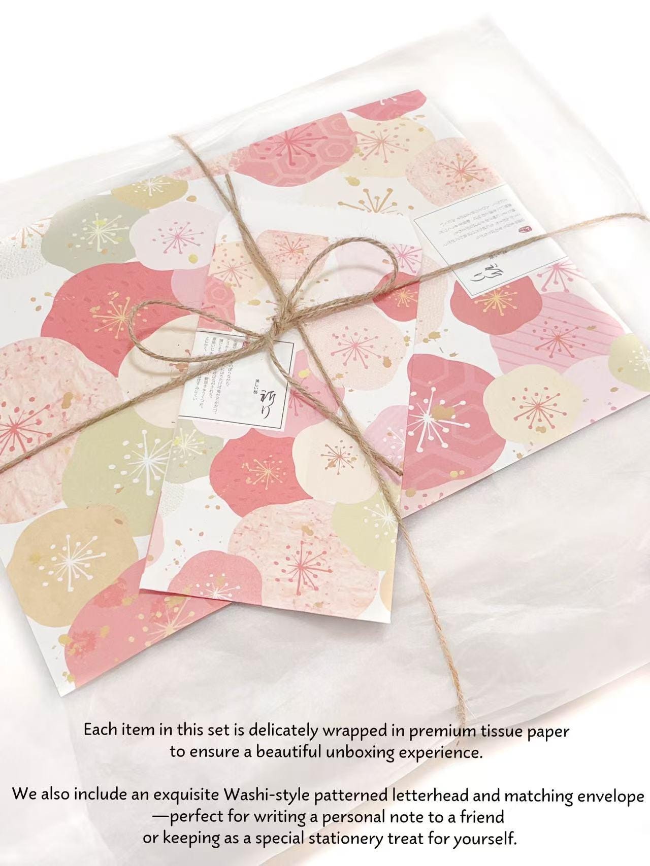 Floral Pre-Tied Obi Belt 3PCS Gift Set, Butterfly Knot Obi, Objime, & Obita