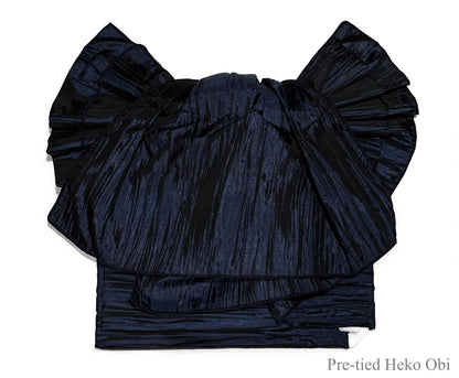 Cat Pattern Cotton Yukata Set, Obi Belt, Obijime & Sandals, Custom Fit Available