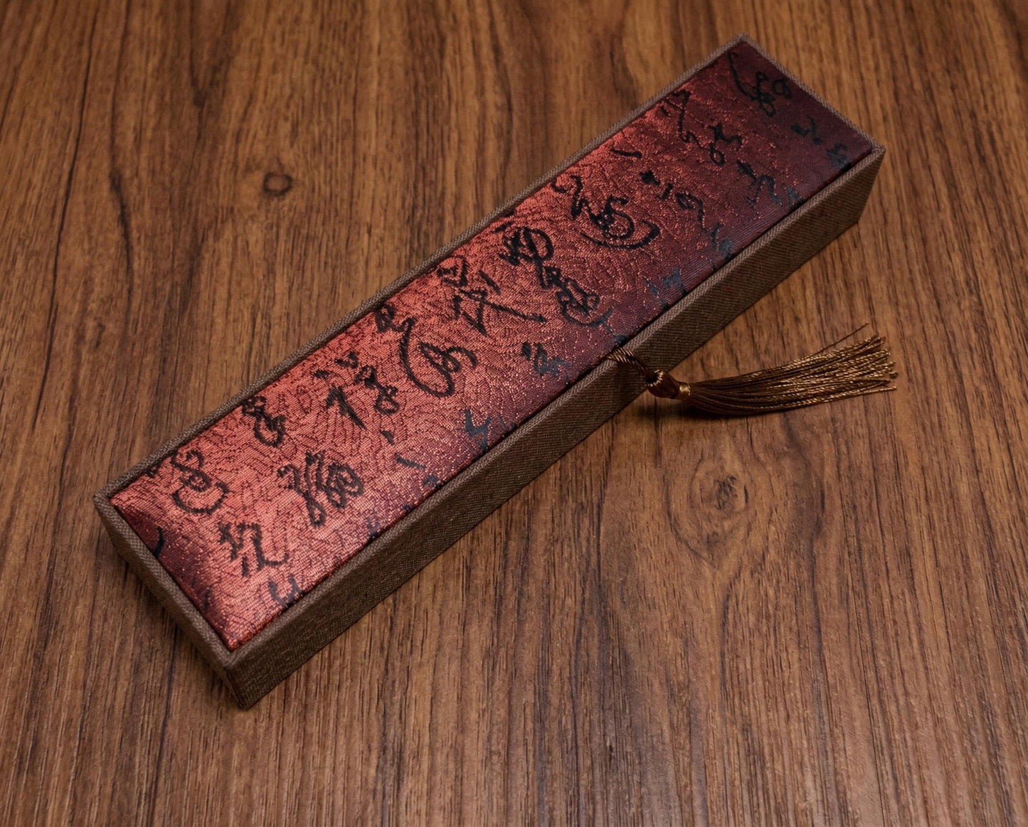 Gold Japanese Folding Fan Gift Set/Japanese Home Decor