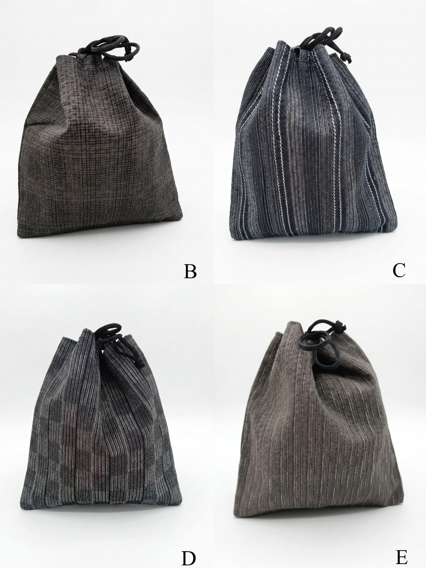 Japanese Black Setta Sandals, Haori Himo, Shingen bag: Men's Smart Casual Kimono/Summer Yukata Accessory Gift Set