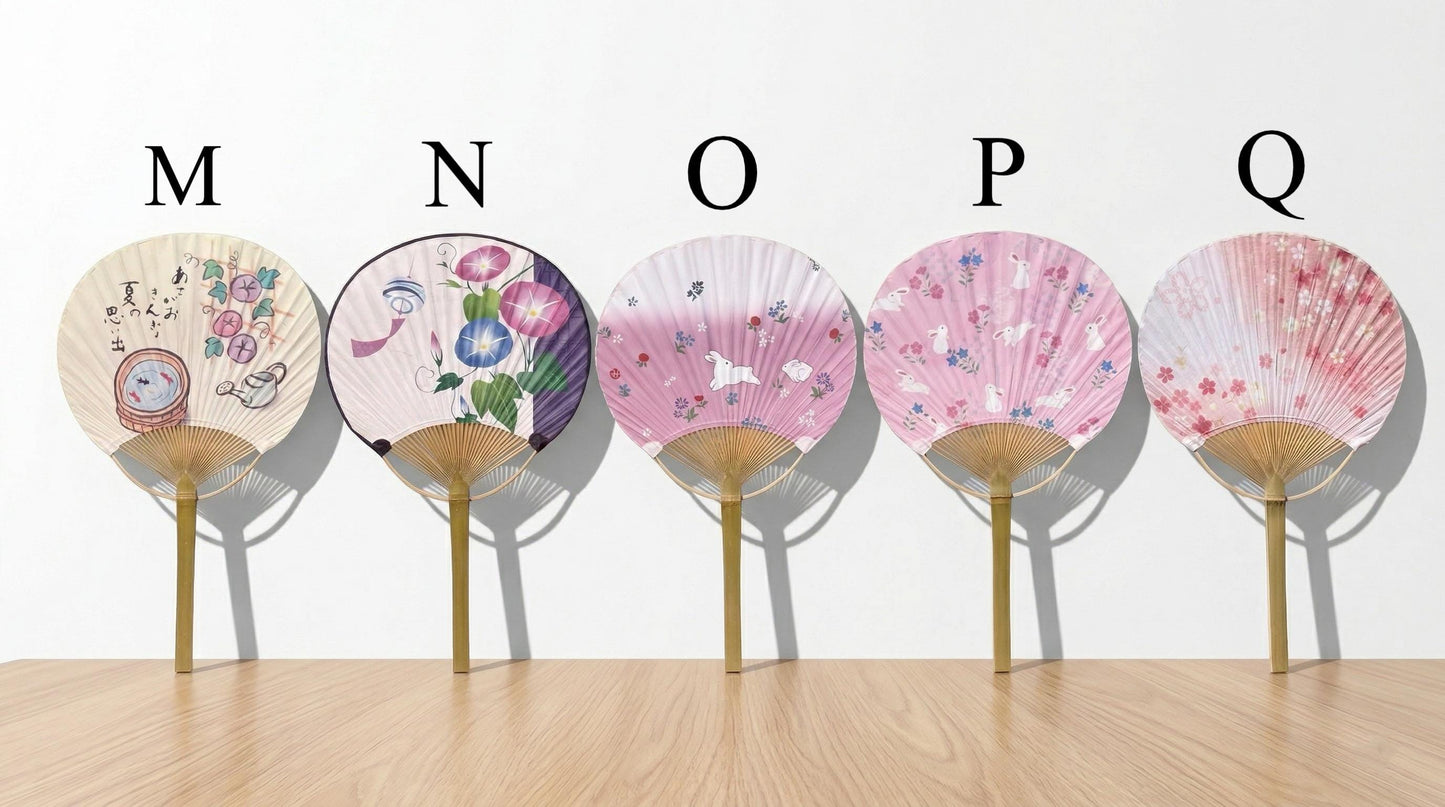 Women Geta Sandals, Japanese Traditional Wooden Shoes, Uchiwa Fan: Women Yukata Accessory Gift Set