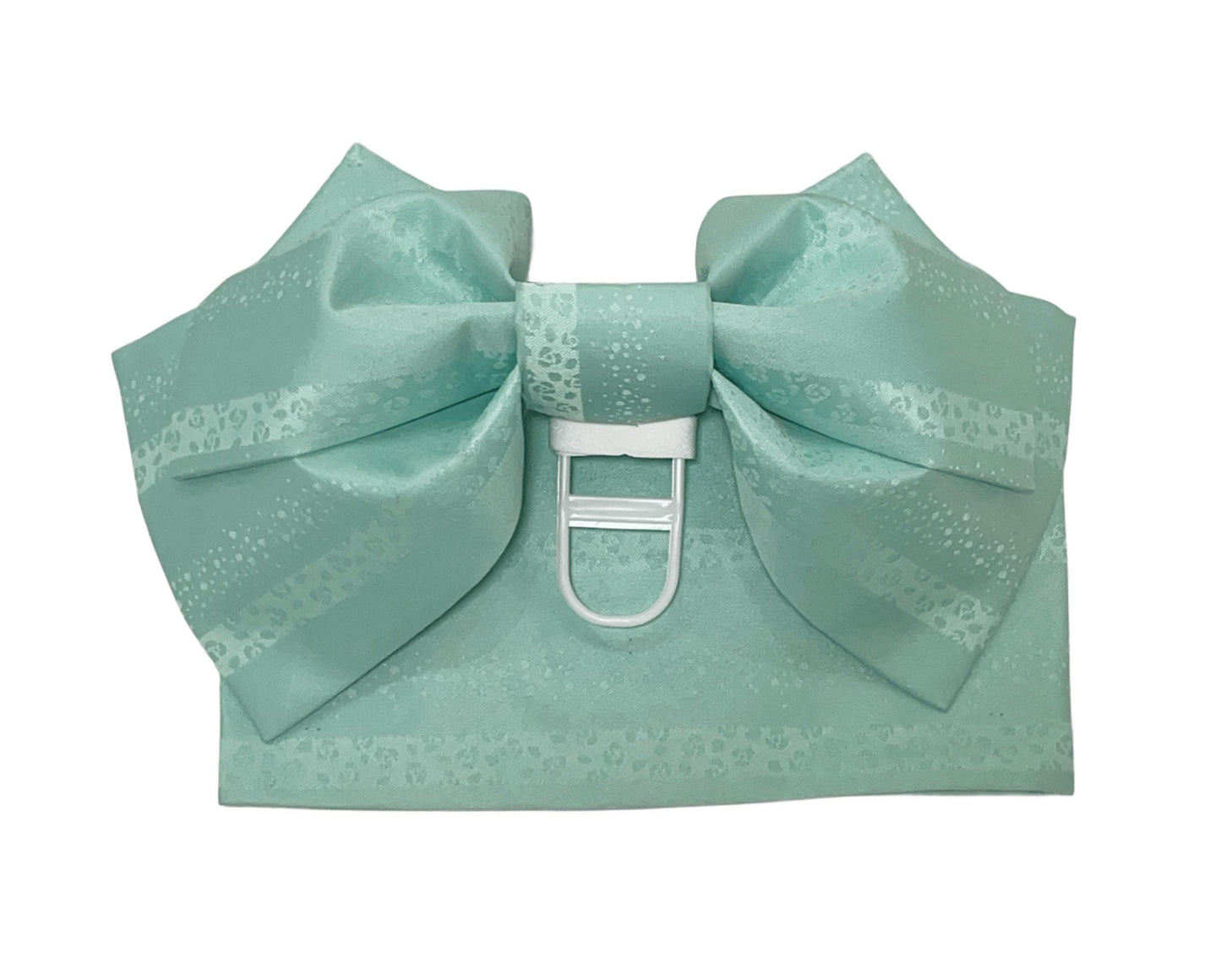 Floral Pre-Tied Obi Belt (Light Green) 3PCS Gift Set, Butterfly Knot Obi, Objime, & Obita