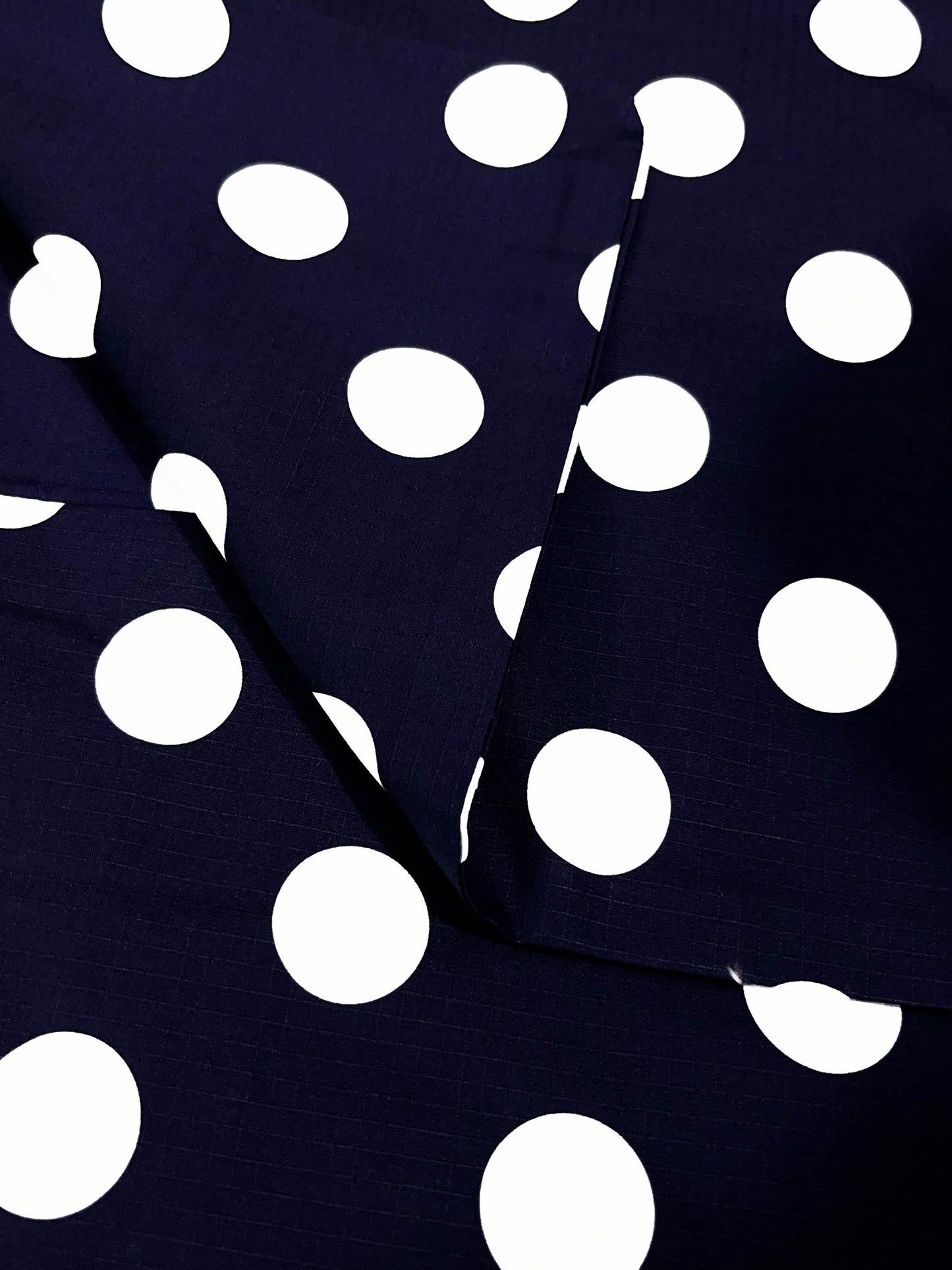Japanese Podka Dot Yukata Set with Easy Wearing Obi, Obijime & Geta Sandals