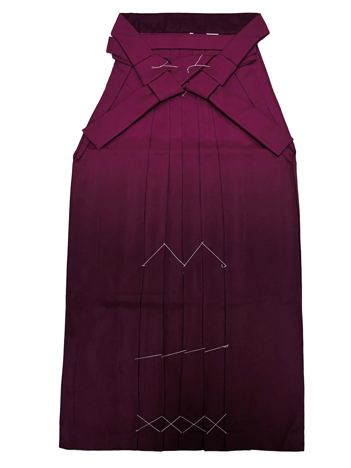 Hakama 3PCS Gift Set, Navy Blue Traditional Hakama Skirt, Koshi Himo, Floral Hair Accessory