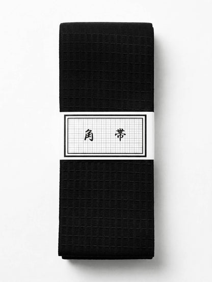 Men's Self Tie Kaku Obi, Shingen Bag, Koshi Himo: Japanese Kimono/Yukata Essential 3PCS Gift Set