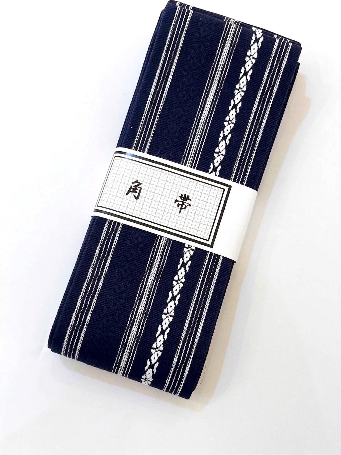 Men's Kaku Obi (Self-Tie), Koshi Himo, Shingen Bag, Men's Kimono Accessory Gift Set
