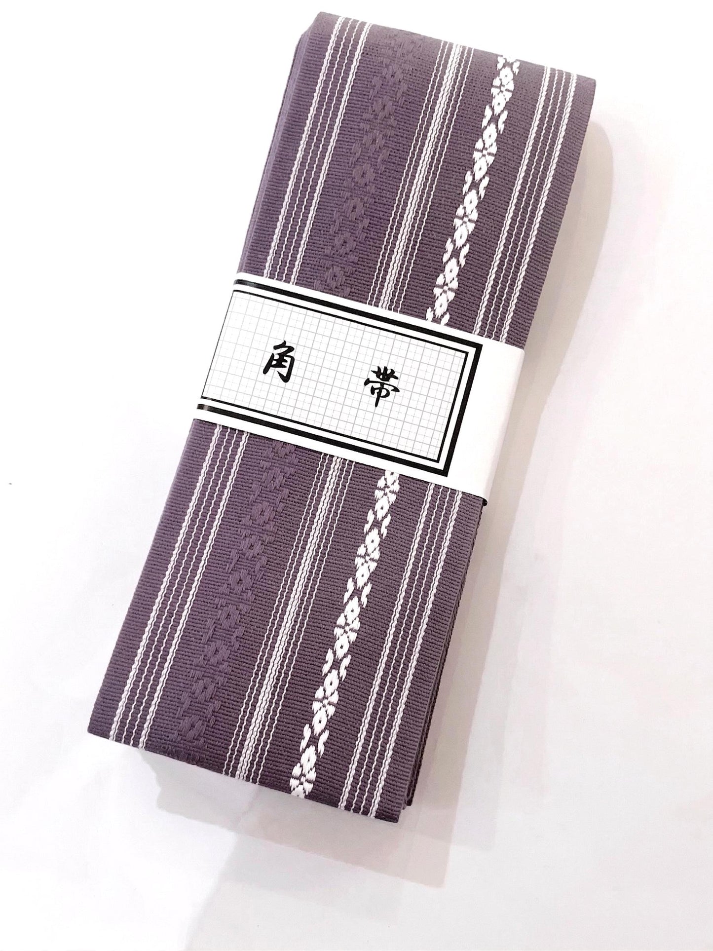 Men's Kaku Obi (Self-Tie), Koshi Himo, Shingen Bag, Men's Kimono Accessory Gift Set