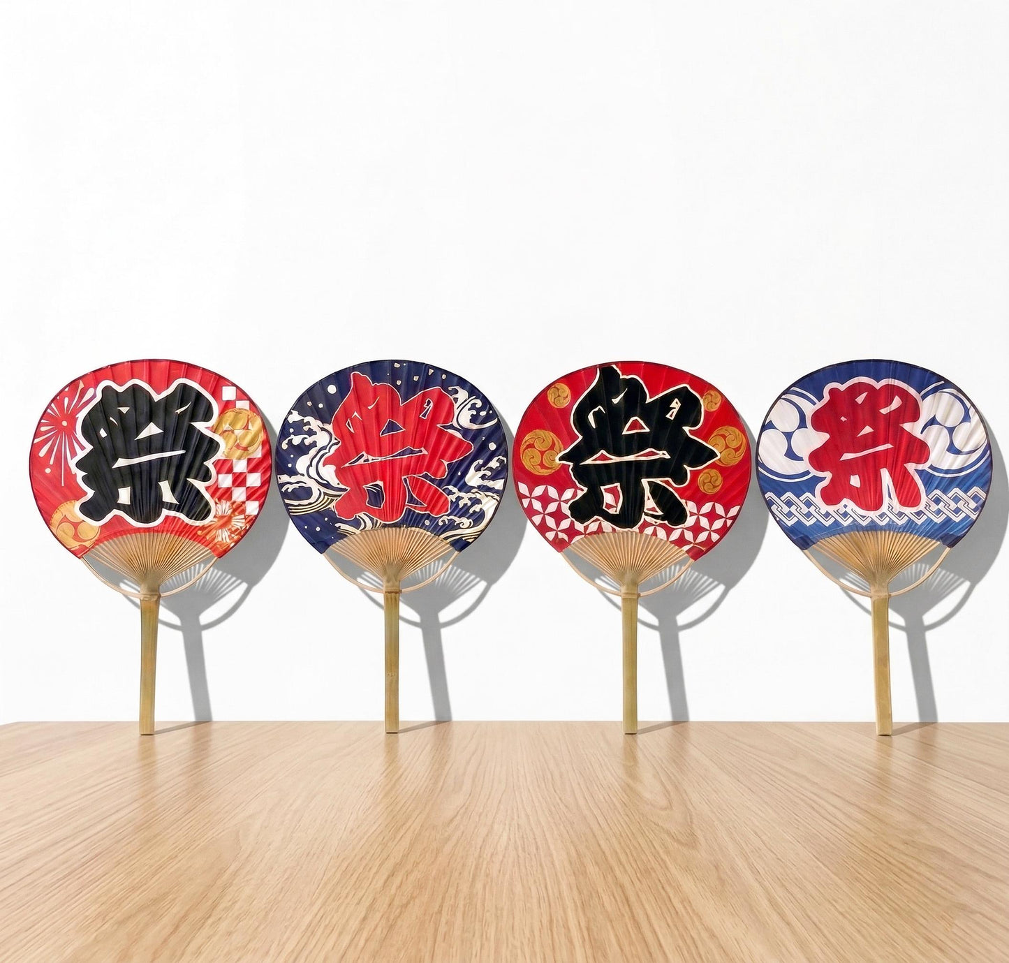 Women Geta Sandals, Japanese Traditional Wooden Shoes, Uchiwa Fan: Women Yukata Accessory Gift Set