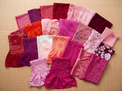 Vintage Kimono Obiage Sash Blind Box (5pcs): Japanese Kimono Accessories
