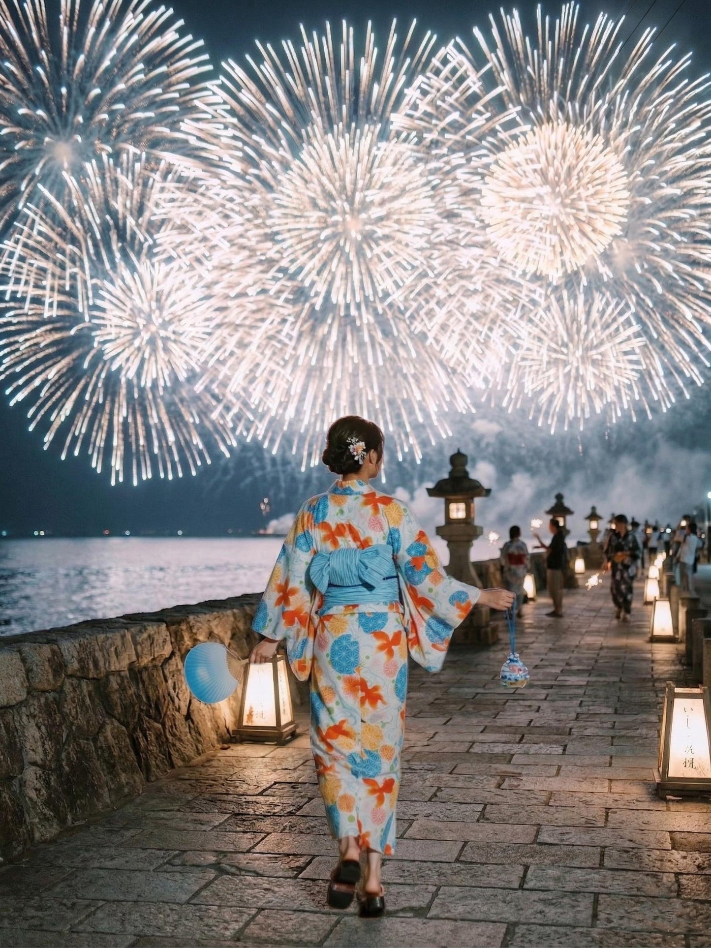 Japanese Goldfish Yukata Set with Heko Obi (Optional), Women Yukata Kimono, Custom Fit Available