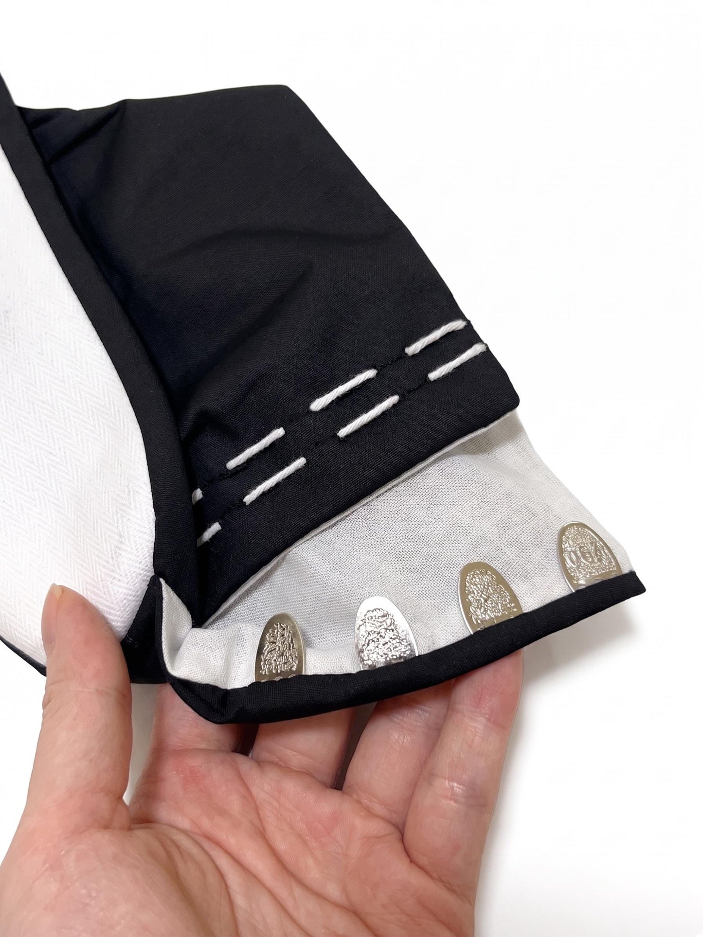 Cotton Tabi Socks: Japanese Split-Toe, 22cm-30cm/EU34-EU49, with Drawstring Bag Gift Set