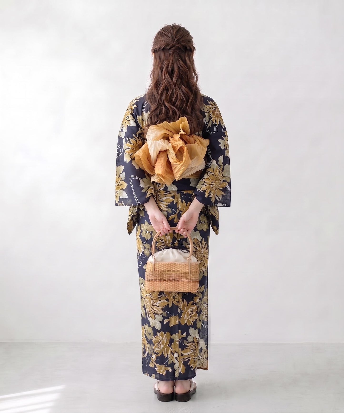 5 Gradient Colors Heko Obi, Obijime, & Obita: 3PCS Women's Casual Yukata Sash Gift Set
