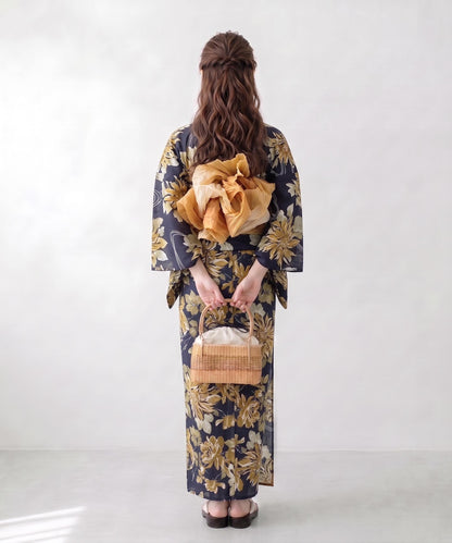 5 Gradient Colors Heko Obi, Obijime, & Obita: 3PCS Women's Casual Yukata Sash Gift Set
